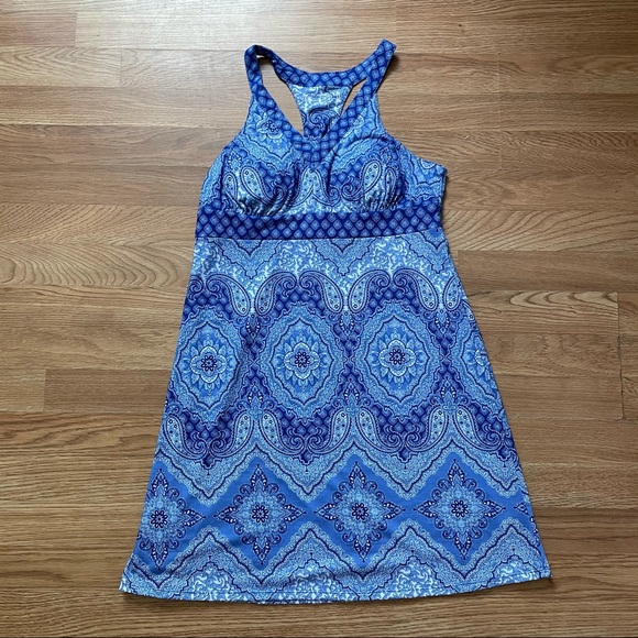 ZX Outdoor Lifestyle blue pattern  Dress size large - Picture 1 of 4